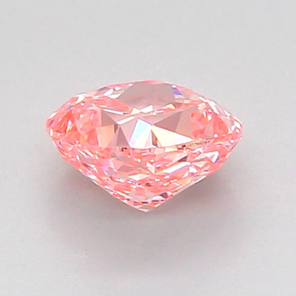 CUSHION 1.03 CARAT FANCY VIVID PINK VS1  VG VG STRONG