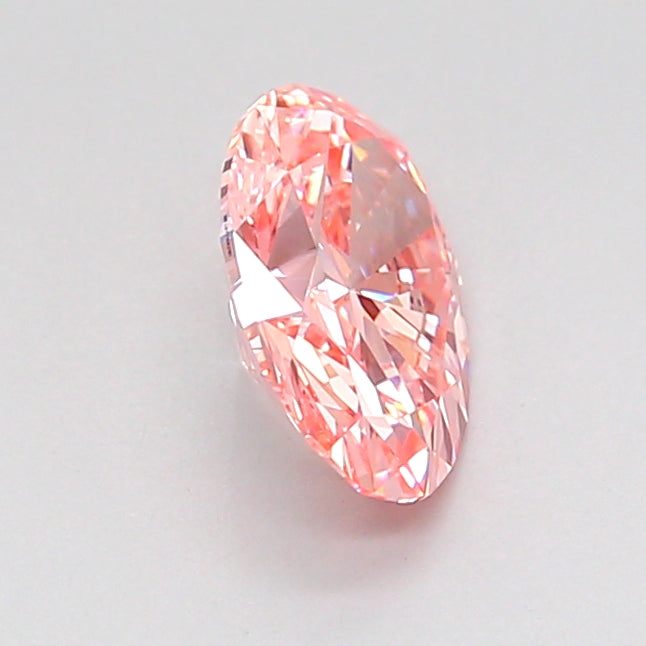 oval 1.01 carat fancy vivid pink vvs2  vg vg strong