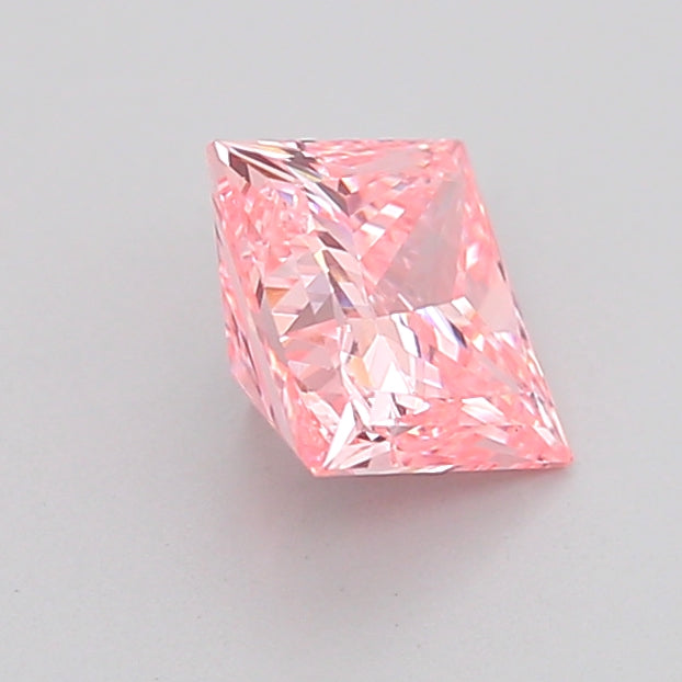 princess 1.16 carat fancy intense pink vs1  g vg slight