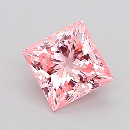 PRINCESS 1.16 CARAT FANCY INTENSE PINK VS1  G VG SLIGHT
