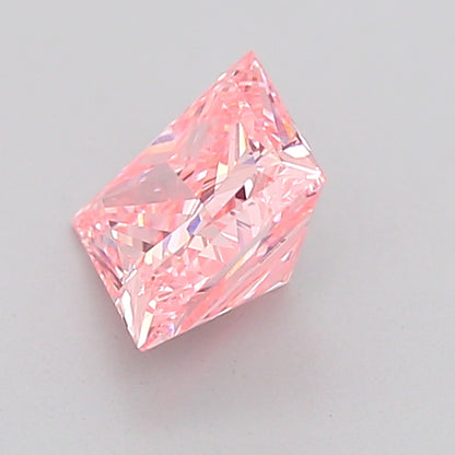 PRINCESS 1.3 CARAT FANCY VIVID PINK VVS2  VG VG STRONG