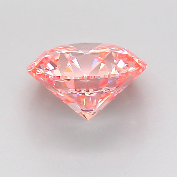 round 2.2 carat fancy intense pink vvs2 id ex ex slight