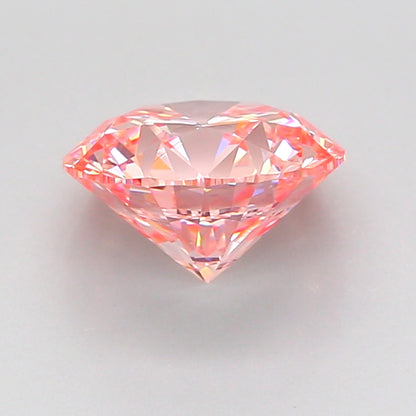 ROUND 2.2 CARAT FANCY INTENSE PINK VVS2 ID EX EX SLIGHT
