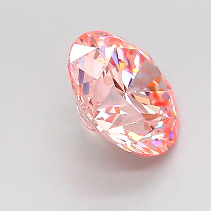 ROUND 2.2 CARAT FANCY INTENSE PINK VVS2 ID EX EX SLIGHT