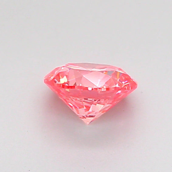 round 0.53 carat fancy vivid pink vvs2 vg vg vg strong