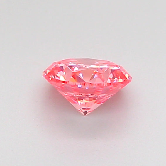 round 0.5 carat fancy vivid pink vvs2 vg vg vg strong