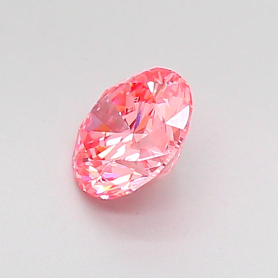 round 0.5 carat fancy vivid pink vvs2 vg vg vg strong
