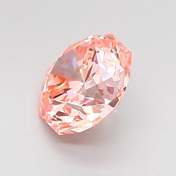 octagonal 0.92 carat fancy pink vvs2  ex ex slight