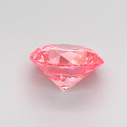 ROUND 0.91 CARAT FANCY VIVID PINK VS1 VG VG VG STRONG