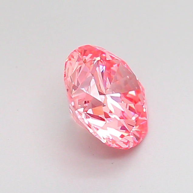 round 0.91 carat fancy vivid pink vs1 vg vg vg strong