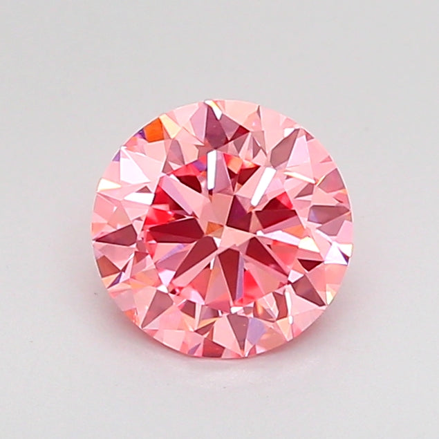 round 0.91 carat fancy vivid pink vs1 vg vg vg strong