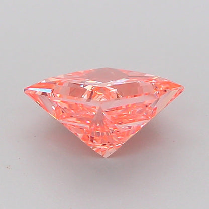 PRINCESS 1.47 CARAT FANCY INTENSE ORANGY PINK VS1  VG VG STRONG