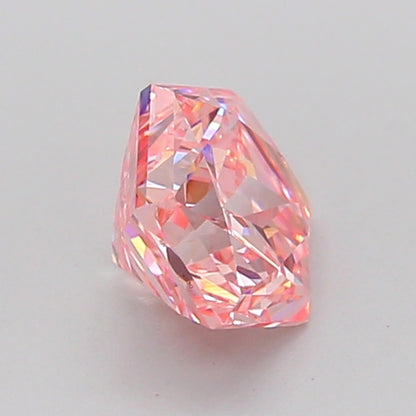 HEXAGONAL 1.02 CARAT FANCY INTENSE PINK VS1  VG VG SLIGHT