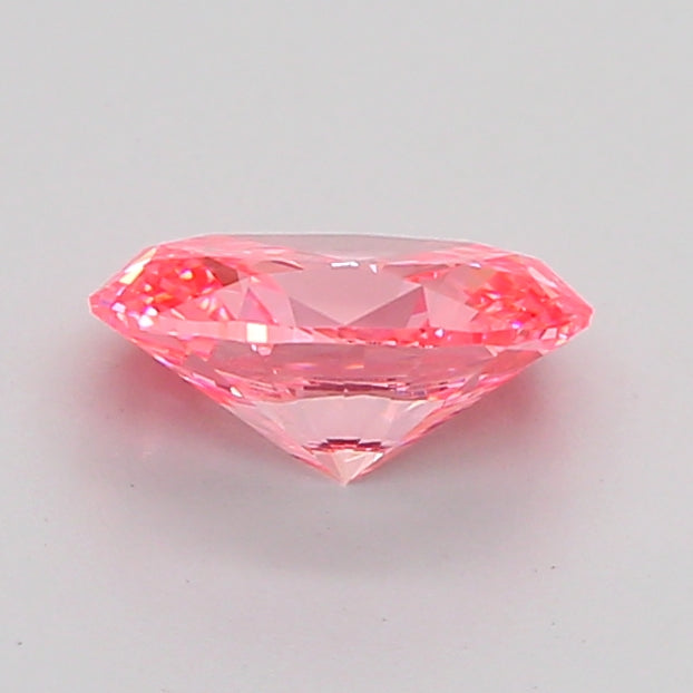 oval 1.03 carat fancy vivid pink vvs2  vg vg strong