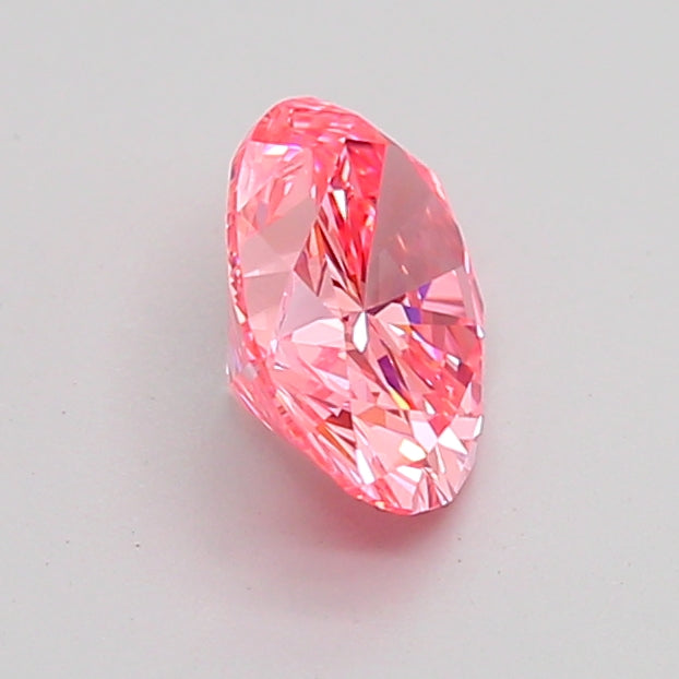 oval 1.03 carat fancy vivid pink vvs2  vg vg strong