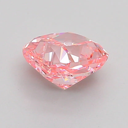 CUSHION 1.02 CARAT FANCY VIVID PINK VS1  VG VG STRONG