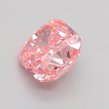 CUSHION 1.02 CARAT FANCY VIVID PINK VS1  VG VG STRONG