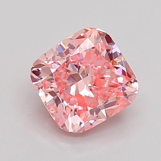 cushion 1.02 carat fancy vivid pink vs1  vg vg strong