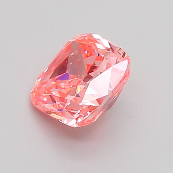 cushion 1.03 carat fancy vivid pink vvs2  vg vg strong