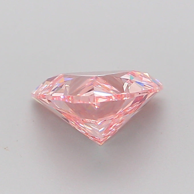 triangular 1.35 carat fancy intense pink vvs1  vg vg strong