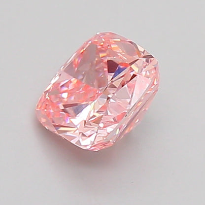 CUSHION 1.02 CARAT FANCY INTENSE PINK VVS1  VG VG STRONG
