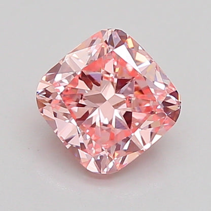 CUSHION 1.02 CARAT FANCY INTENSE PINK VVS1  VG VG STRONG
