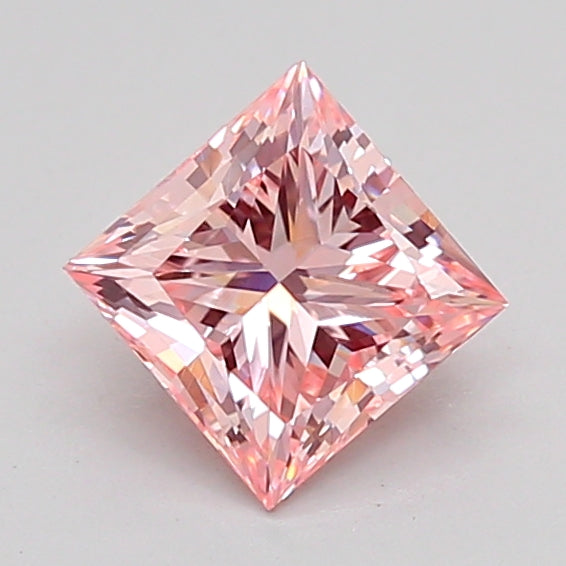 princess 0.99 carat fancy intense pink vvs2  ex vg strong
