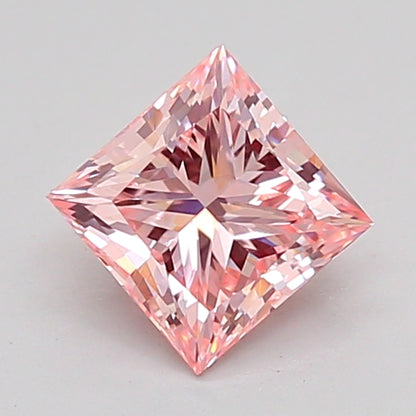 PRINCESS 0.99 CARAT FANCY INTENSE PINK VVS2  EX VG STRONG