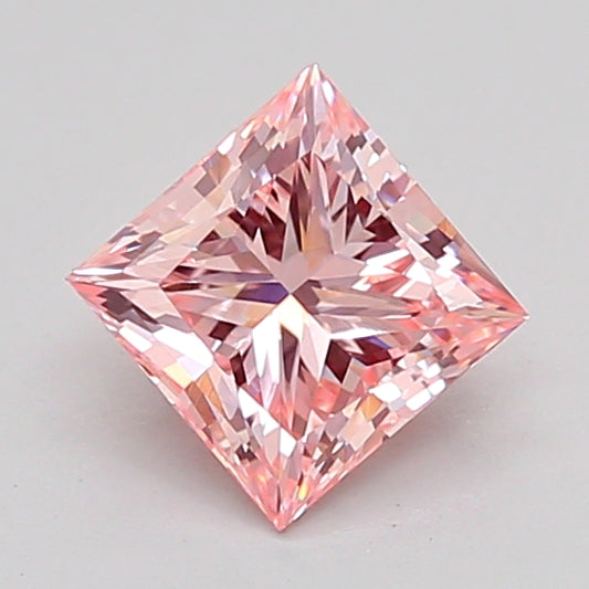 PRINCESS 0.99 CARAT FANCY INTENSE PINK VVS2  EX VG STRONG
