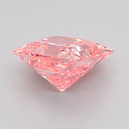 PRINCESS 0.92 CARAT FANCY INTENSE PINK VVS2  VG EX STRONG