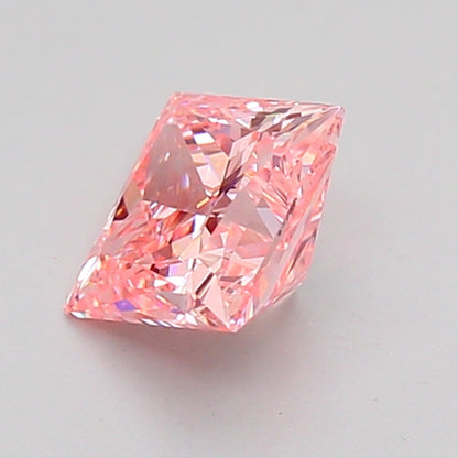 PRINCESS 0.92 CARAT FANCY INTENSE PINK VVS2  VG EX STRONG