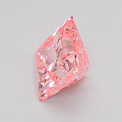 PRINCESS 0.77 CARAT FANCY INTENSE PINK VVS2  VG VG STRONG