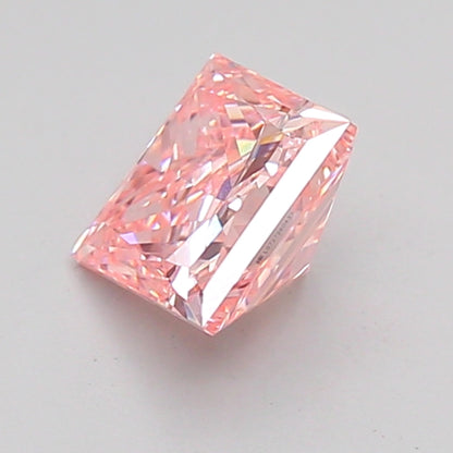 PRINCESS 0.94 CARAT FANCY INTENSE PINK VVS2  VG VG STRONG