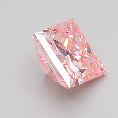 PRINCESS 0.94 CARAT FANCY INTENSE PINK VVS2  VG VG STRONG