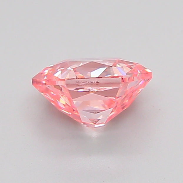 hexagonal 1.08 carat fancy intense pink vvs2  vg vg slight