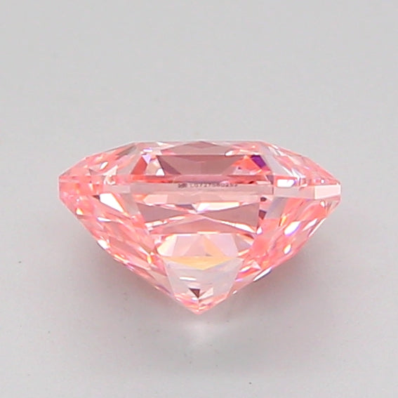 hexagonal 1.03 carat fancy intense pink vvs2  vg ex slight