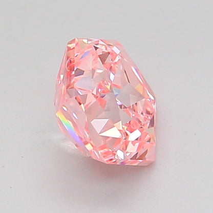 HEXAGONAL 1.03 CARAT FANCY INTENSE PINK VVS2  VG EX SLIGHT