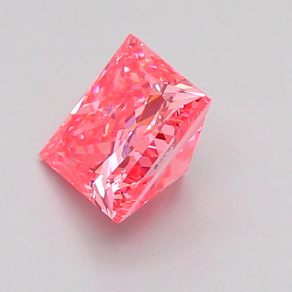 PRINCESS 1.1 CARAT FANCY VIVID PINK VVS2  VG Good STRONG
