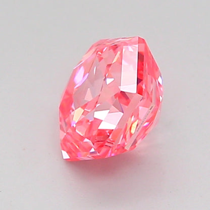 HEXAGONAL 1.03 CARAT FANCY VIVID PINK VVS2  VG VG STRONG