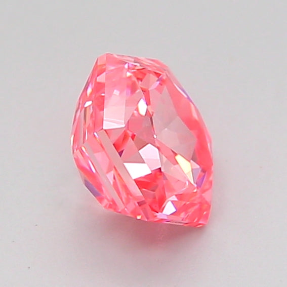 hexagonal 1.03 carat fancy vivid pink vvs2  vg vg strong