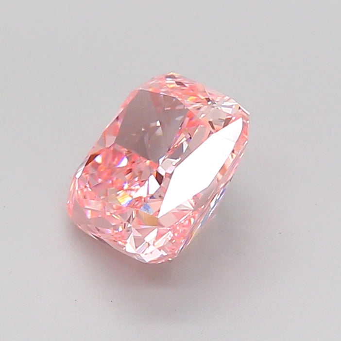 cushion 1.52 carat fancy intense pink vs2  vg fair strong