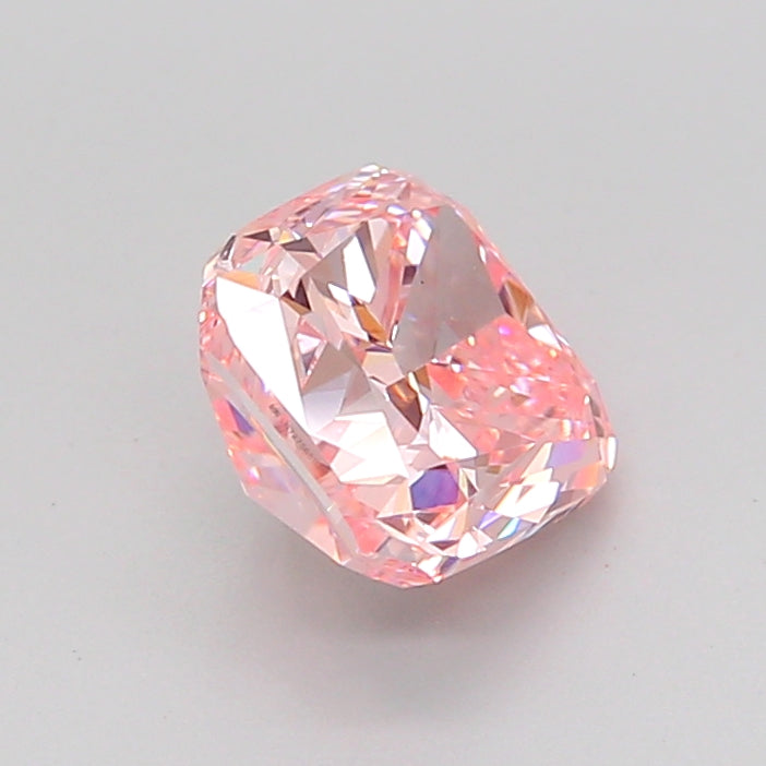 cushion 1.52 carat fancy intense pink vs2  vg fair strong