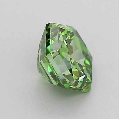 HEXAGONAL 1.02 CARAT FANCY VIVID GREEN VS1  VG EX NONE