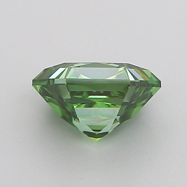 hexagonal 1.03 carat fancy vivid green vs1  vg ex none