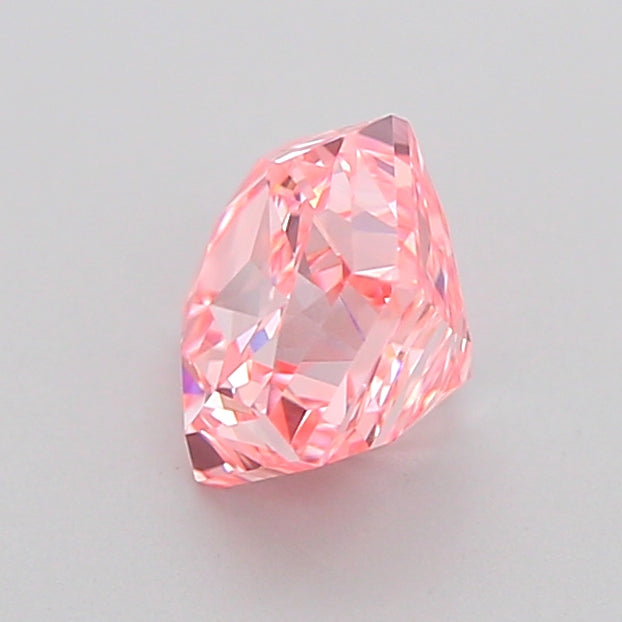 hexagonal 1.06 carat fancy vivid pink vs1  vg vg strong