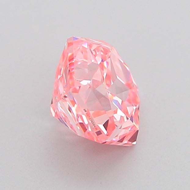 hexagonal 1.06 carat fancy vivid pink vs1  vg vg strong