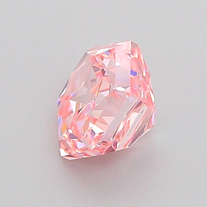 HEXAGONAL 1.05 CARAT FANCY VIVID PINK VVS2  VG EX STRONG
