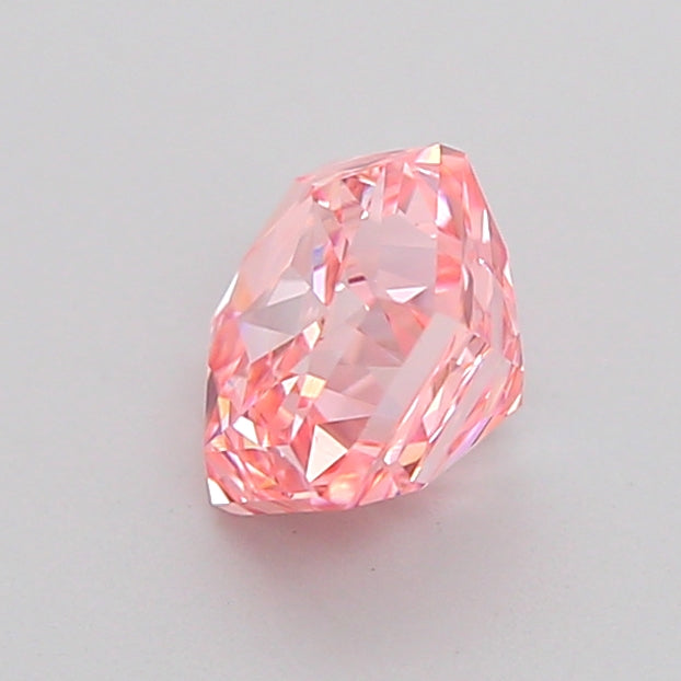 hexagonal 1 carat fancy vivid pink vs1  vg vg strong