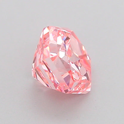 HEXAGONAL 1.01 CARAT FANCY INTENSE PINK VVS2  VG VG STRONG
