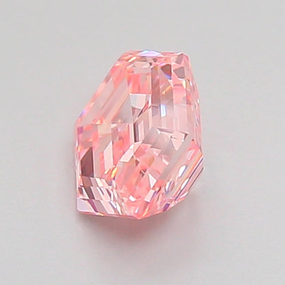 HEXAGONAL 1.02 CARAT FANCY VIVID PINK VS1  VG VG STRONG